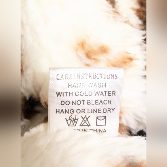 🐄 NWT Grace & Emma Cow Print Fleece Jacket 3XL Western Cowgirl Made In Texas!🧥 - Picture 7 of 9